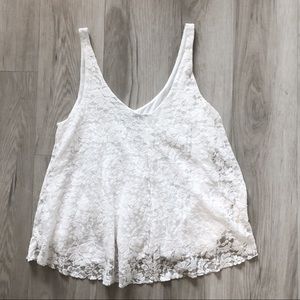 Lace American Eagle Tank Top